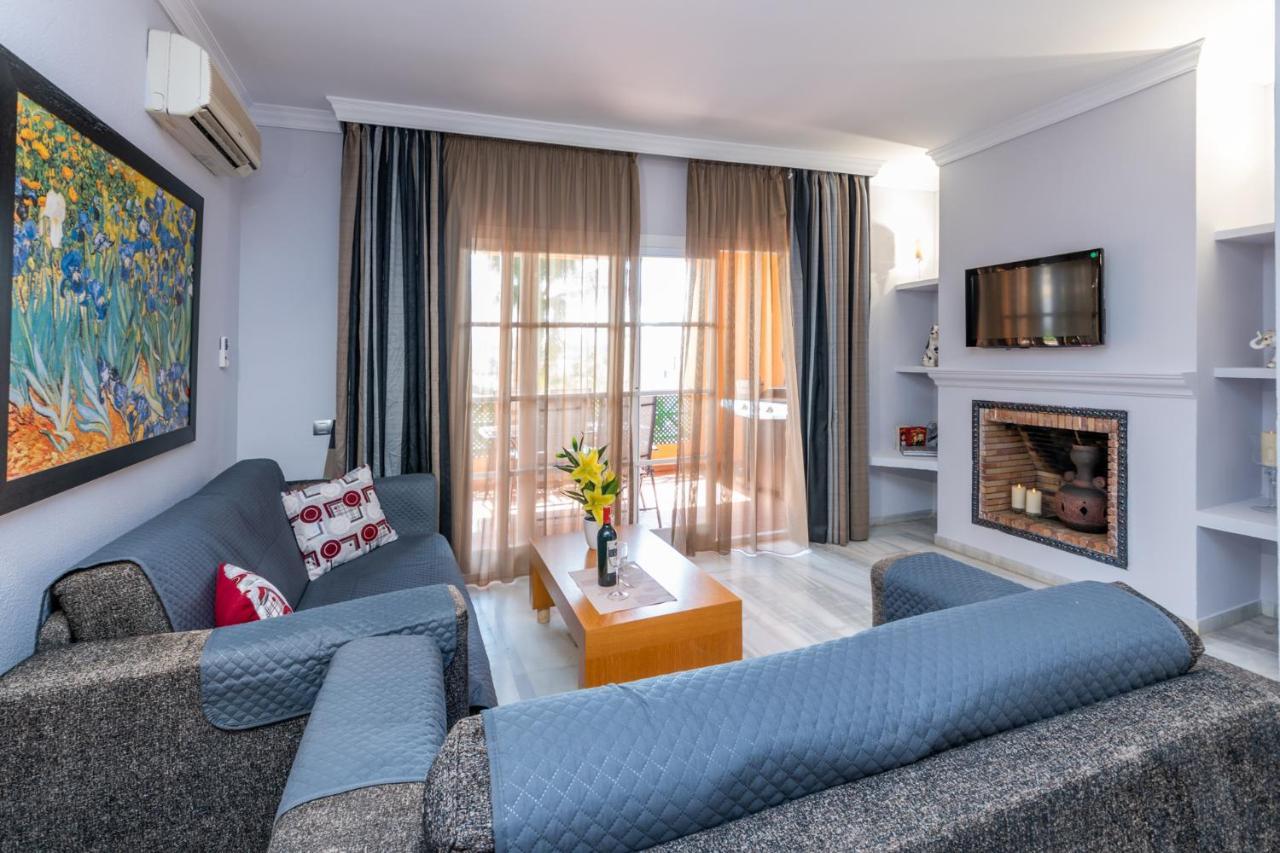2 Habs Buena Terraza Con Bbq - Wifi, Piscina Appartement Mijas Buitenkant foto